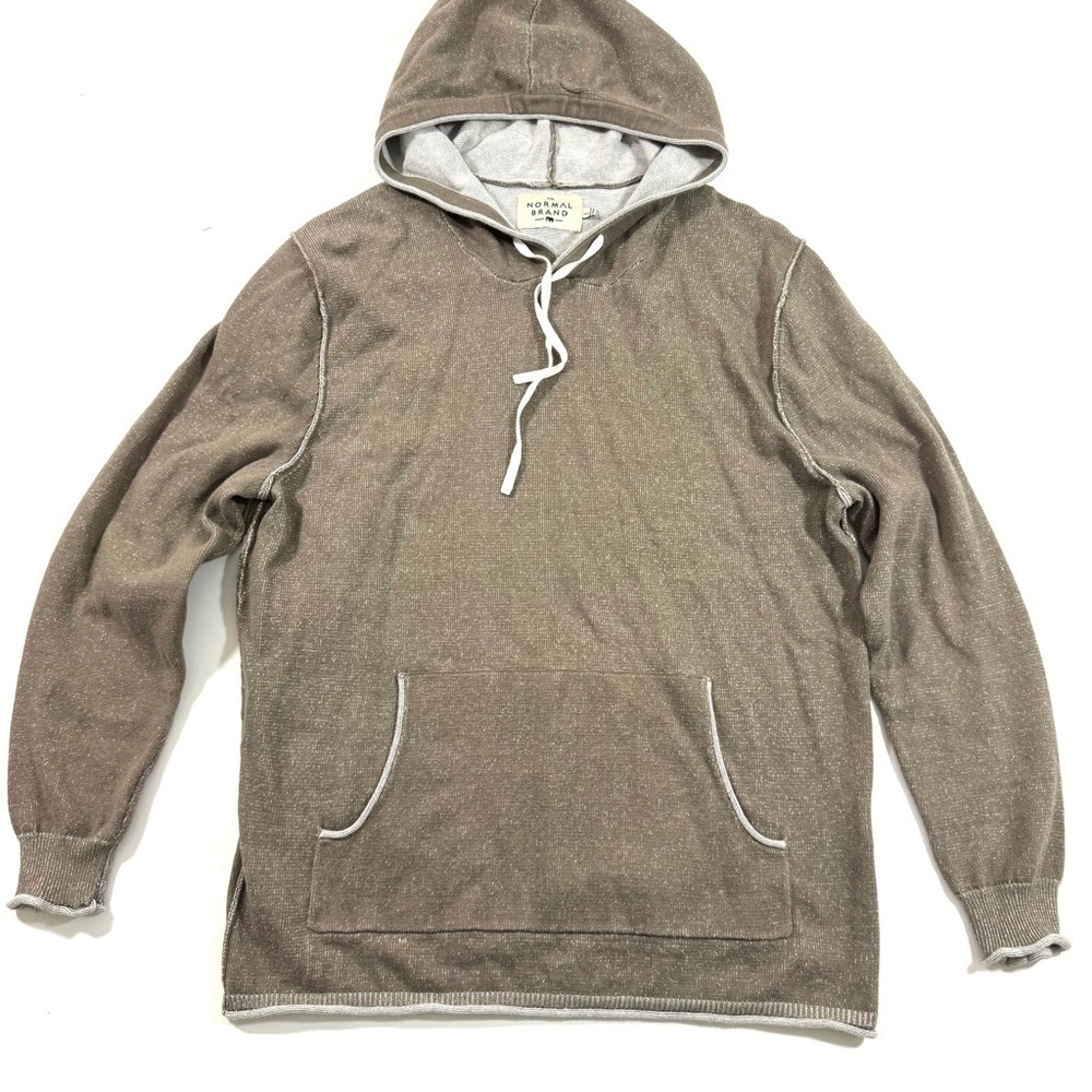 The Normal Brand Pullover Cotton Hooded Sweater
